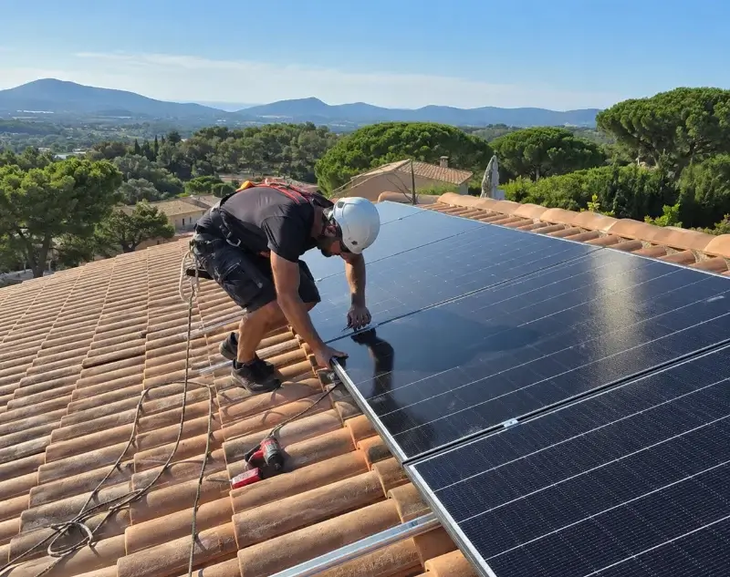Installateur panneaux solaires Pézènes-les-Mines — pose photovoltaïque sur toiture