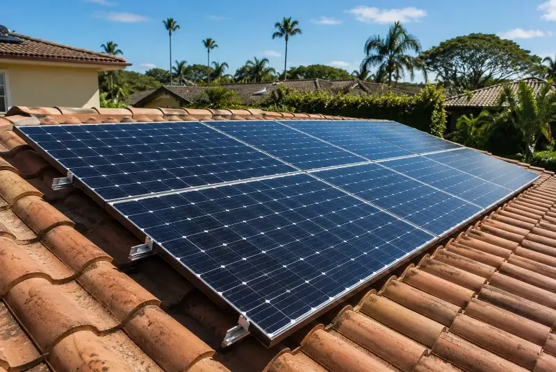 Installation de panneaux solaires à Pézènes-les-Mines