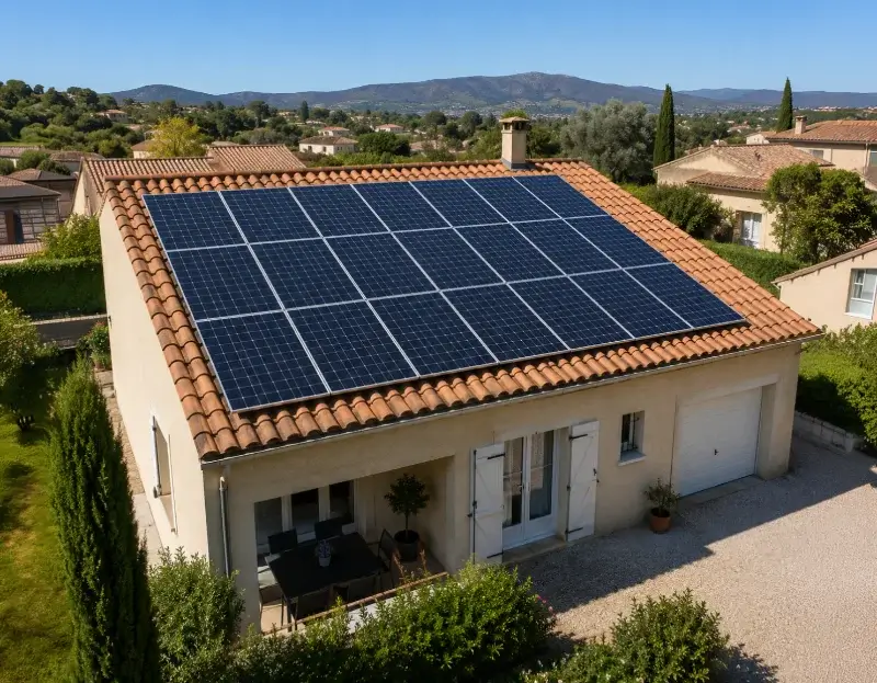 Prime à l'autoconsommation panneaux solaires Pézènes-les-Mines — aide financière de l'État